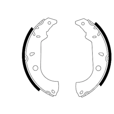 Abbildung von TEXTAR 91037000 Bremsbacken 228,6 42 mit Handbremshebel FIAT: Fiorino II Kastenwagen