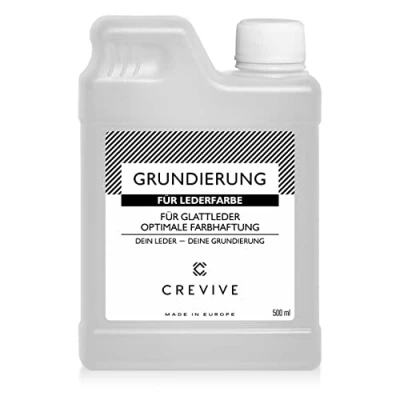 Abbildung von CREVIVE Grundierung 500 ml für Lederfarbe Primer die perfekte Haftung von Lederfarben