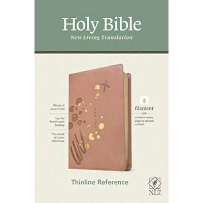 Abbildung von Holy Bible: New Living Translation, Brushed Pink Leatherlike, Filament Enabled ,Thinline Reference
