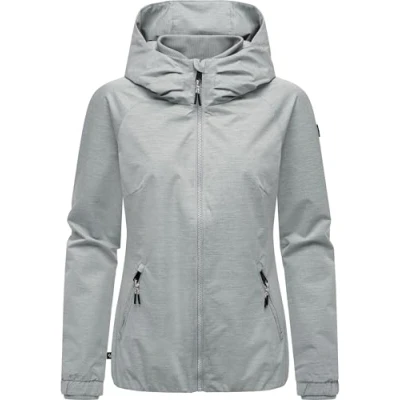 Abbildung von Ragwear Dizzie TECH Outdoorjacke, Damen, Größe: Medium, Ash