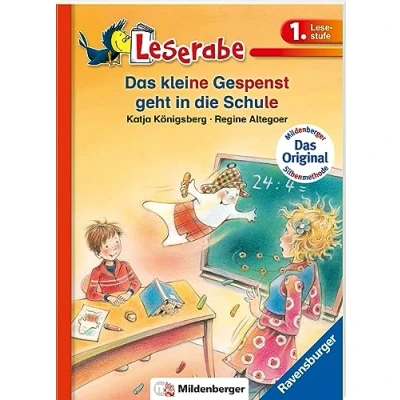 Abbildung von Das kleine Gespenst geht in die Schule Leserabe 1. Klasse Erstlesebuch für Kinder ab 6 Jahren (Leserabe mit Mildenberger Silbenmethode)