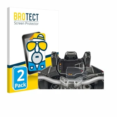 Abbildung von BROTECT Entspiegelungs Schutzfolie für Ducati Multistrada 1200S 2015 Tachoanzeige (2 Stück) Matte Displayschutz Folie, Anti Reflex, Fingerprint