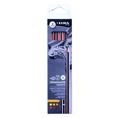 Abbildung von LYRA Graduate Graphite Artistic Set, Kartonetui mit 6 Stiften