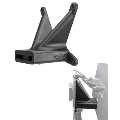 Abbildung von 3IDEE VESA Adapter kompatibel mit HP Monitor (34f Curved) inklusive Schraubenset 75x75mm (Schwarz)