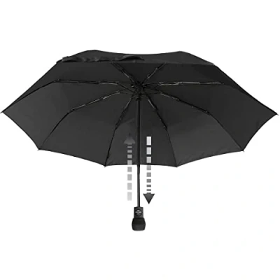 Abbildung von EuroSchirm Light Trek autom Schirm schwarz one Size