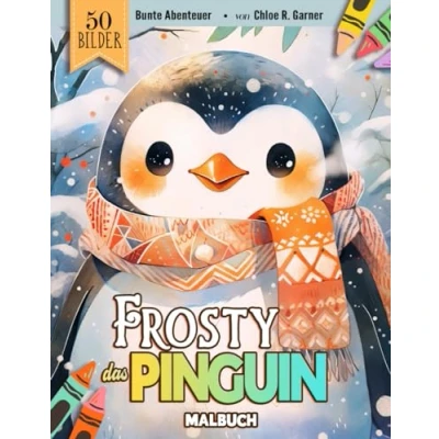 Abbildung von Pinguin Malbuch: 50 Süße Pinguine Ausmalbuch Malvorlagen Für Erwachsene, Jugendliche Und Kinder Lustiges Stressabbau &amp; Entspannung Geschenk Männer, Frauen, Mädchen Senioren