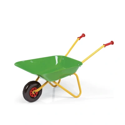 Abbildung von rolly Toys Metallschubkarre/Kinderschubkarre grün/gelb