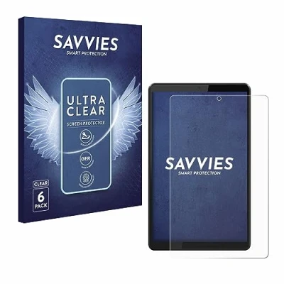 Abbildung von Savvies 6 Stück Schutzfolie für Lenovo Tab M8 Displayschutz Folie Ultra Transparent