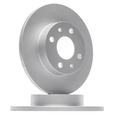 Abbildung von FERODO PREMIER Coat+ disc DDF140C Bremsscheibe 240 11 4 voll beschichtet mit Schrauben FIAT: Panda II Schrägheck, 500 Punto Schrägheck