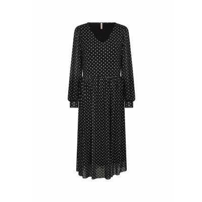 Abbildung von Soyaconcept Freizeitkleid, Damen, Größe: Large, Black combi