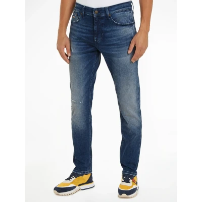 Abbildung von Tommy Jeans Austin SLIM Tapered Fit, Herren, Größe: 30x30, Denim dark