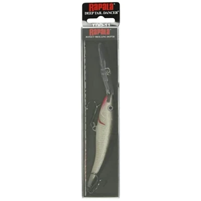 Abbildung von Rapala Deep Tail Dancer Angelköder Angelzubehör aus Balsaholz Stabile Tauchschaufel Süßwasser Spinnköder Lauftiefe 6m Fischköder 9cm, 13g Hergestellt in Estland Silver