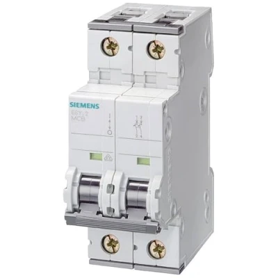 Abbildung von Siemens Automatischer Schalter 70 Zubehör 10kA gebogen c 2 polig 4a