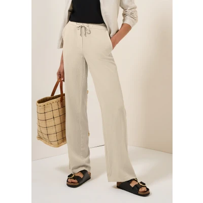 Abbildung von Cecil Stoffhose, Damen, Größe: Lx32, Beige
