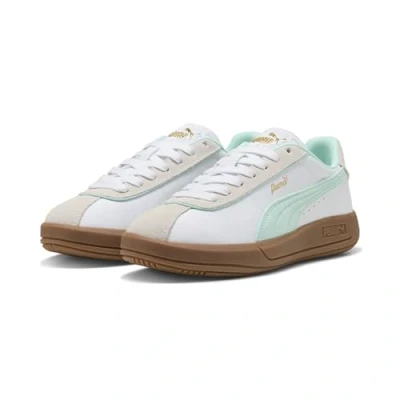 Abbildung von Puma Club Klassika Sneakers Damen Schuhe White/Mint Melt/Vapor Gray Größe: 36