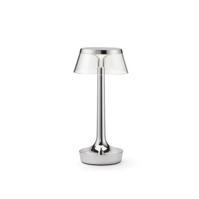 Abbildung von Flos LED Akku Tischleuchte Bon jour unplugged, chrom