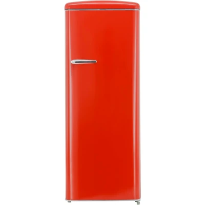 Abbildung von exquisit Kühlschrank &quot;RKS325 V H 160F&quot;, RKS325 160F rot, 144 cm hoch, 55 breit, 229 L Volumen