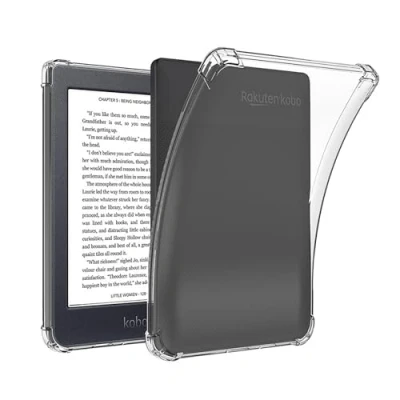 Abbildung von GIOPUEY Hülle für Kobo Clara HD, Weiche TPU Rückenschale, Dünne Abdeckung, Airbag Schutz, Case Kompatibel mit HD Transparentes