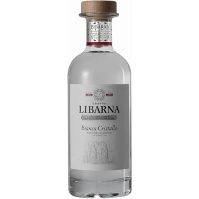 Abbildung von Grappa Libarna Bianca Cristallo 70cl Verschnitt reinster Tresterbrände. Jung und aromatisch. 40% vol.