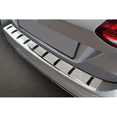 Abbildung von Avisa Edelstahl Heckstoßstangenschutz kompatibel mit Volkswagen Golf VII Variant Facelift 2017 2019 (inkl. R Line) &#039;Strong Edition&#039;