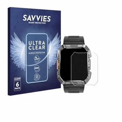 Abbildung von Savvies 6 Stück Schutzfolie für Iowodo W60 2&quot; Displayschutz Folie Ultra Transparent
