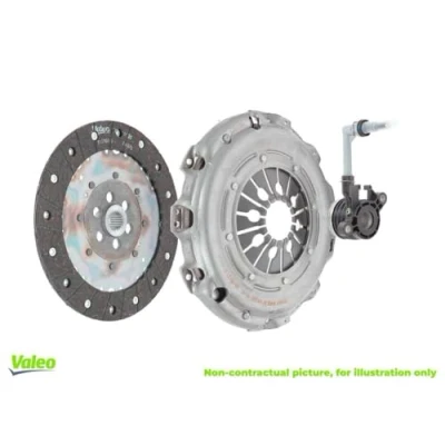 Abbildung von VALEO 834405 Kupplungssatz mit Kupplungsdruckplatte, Zentralausrücker Kupplungsscheibe, ohne Sensor 200 MERCEDES BENZ: A Klasse, B Klasse