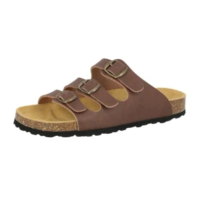 Abbildung von LICO Bioline Pantolette flach, Damen, Größe: 40, Braun Schuhe