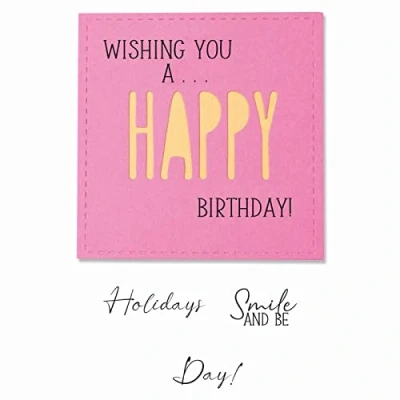 Abbildung von Sizzix Framelits Die w/5PK Stamps Birthday Window 665651 Olivia Rose (04 22)