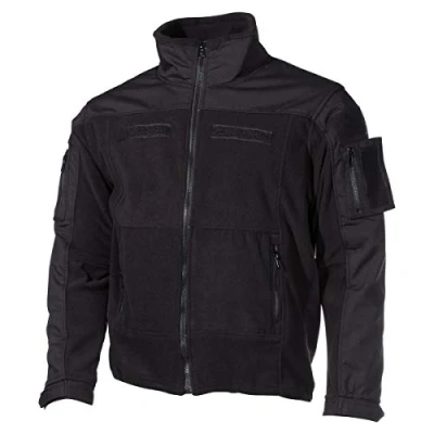 Abbildung von MFH Fleece Jacke Combat (DE/NL/SE/PL, Alphanumerisch, 3XL, Regular, schwarz)