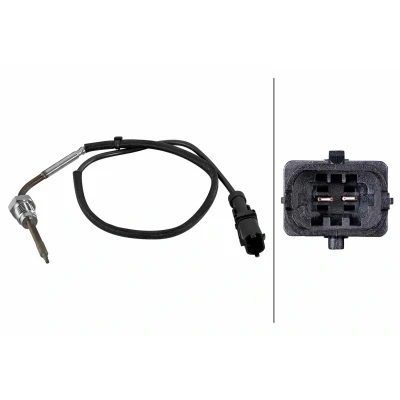 Abbildung von HELLA 6PT 010 376 641 Sensor, Abgastemperatur FIAT: Doblo II Kombi, Kasten / OPEL: Combo D Kombi