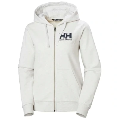Abbildung von Helly Hansen LOGO FULL Sweatjacke, Damen, Größe: Small, Nimbus cloud melange