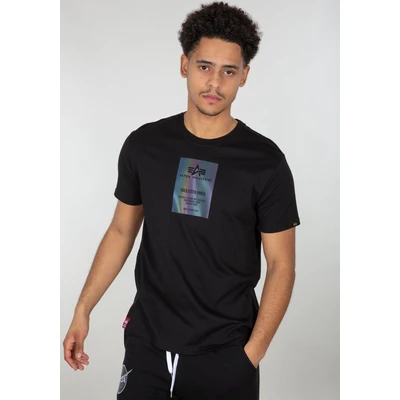 Abbildung von Alpha Industries Tshirt print schwarz, Herren, Größe: XL, Schwarz