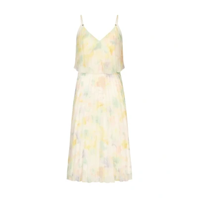 Abbildung von Apart Plissee Freizeitkleid, Damen, Größe: 42, Vanille multicolor