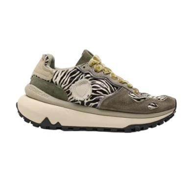 Abbildung von Satorisan Chacrona Metta Premium Casual Sneaker Damen Vintage Leder Sportschuhe Farbe Zebra Größe 39