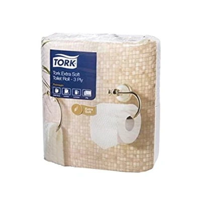 Abbildung von Tork DB467 Toilettenpapierrolle, extra weich, 3 lagig, 40 Stück