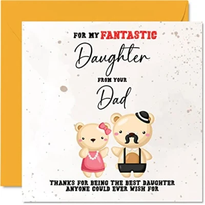 Abbildung von Special Birthday Cards for Daughter Fantastic Happy Card from Dad, Gifts, 145 mm x Sentimental Greeting Gift