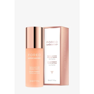 Abbildung von FOREO SUPERCHARGED Straffendes Serum mit Dreifach Wirkung Leitfähiges Gel Hyaluronsäure &amp; Squalan Feuchtigkeits Gesicht Vegan tierversuchsfrei Alle Hauttypen 30 ml