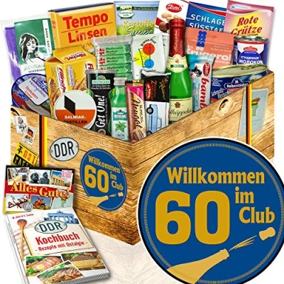 Abbildung von Wilkommen im Club 60/60 Geburtstag Mama/DDR Spezialitäten Geschenk