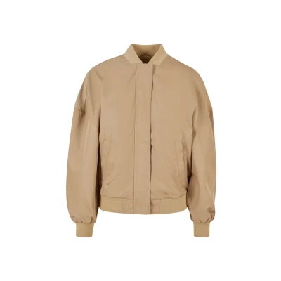 Abbildung von Urban Classics Damen Jacke Ladies Recycled Oversized Light Bomber Jacket unionbeige 3XL