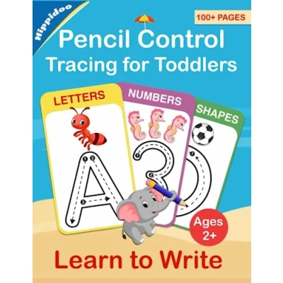 Abbildung von Tracing For Toddlers: First Learn to write workbook. Practice line tracing, pen control trace and ABC Letters, Numbers Shapes