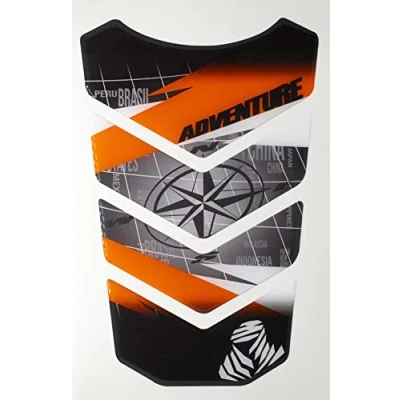 Abbildung von TANKPAD AUFKLEBER TANKSCHUTZ PROTECTION DE RESEVOIR, geharzt 3D Effekt kompatibel mit KTM 1050 1090 1190 1290 Adventure AdventureR R v4