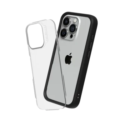 Abbildung von RhinoShield Modulares Case kompatibel mit [iPhone 15 Pro] Mod NX Anpassbare &amp; stoßdämpfende Schutzhülle im schlanken Design 3.5 Meter Fallschutz Schwarz