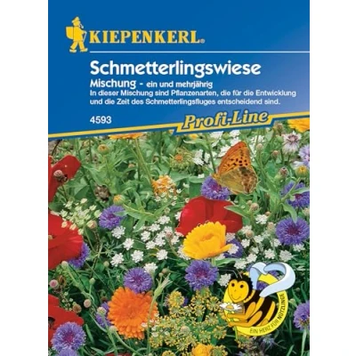 Abbildung von Kiepenkerl Profi Line Blumensamen Mischung Schmetterlingswiese 4593 Nahrungsquelle für Schmetterlinge, Bienenfreundliche Samen,