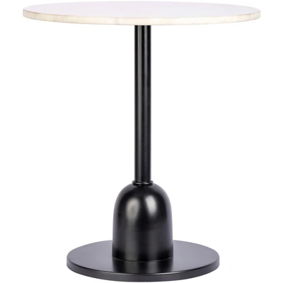 Abbildung von Kayoom Beistelltisch &quot;Beistelltisch Gordon 125&quot;, Industrial Style, Tischplatte aus Marmor, runde Form