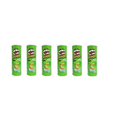 Abbildung von 3x Pringles Sour Cream &amp; Onion Patatine Sauerrahm Zwiebel 160g Kartoffel chips