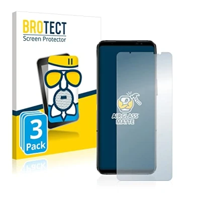Abbildung von BROTECT Entspiegelungs Schutzglas für ASUS ROG Phone 6D Ultimate (3 Stück) Schutz Folie Panzerfolie Glas Matt [Extrem Kratzfest 9H, Anti Reflex]