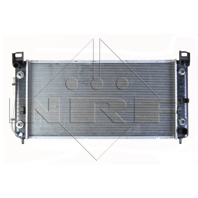 Abbildung von NRF 56009 Kühler, Motorkühlung Aluminium 863 436 23 mit Anbauteilen Kühlrippen gelötet HUMMER: H2 SUV