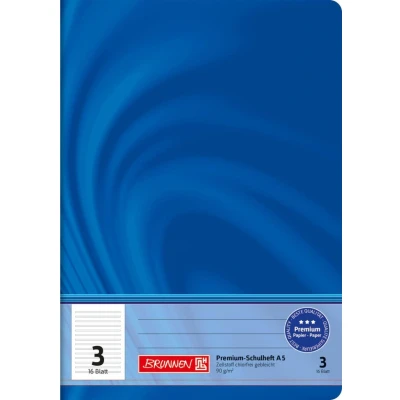 Abbildung von BRUNNEN Schulheft Vivendi, liniert (Lineatur 3), Inhalt / Klassenspiegel, ungelocht, 16 Blatt