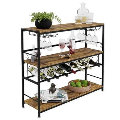 Abbildung von Lenmar Serie LOFT Weinregal aus Metall für Flaschen, 7 Wein, Flaschenregal, Kellerregal, Regale, Flaschenhalter Robuste Weinlagerung (LOFT 2 7, Flaschen) 7)