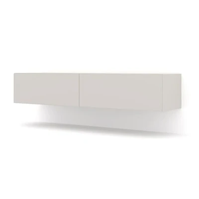 Abbildung von Lowboard TV Schrank Bingo 160 cm Modern Fernsehschrank Board Sideboard HiFi Tisch Hängender (Kaschmir Matt)
